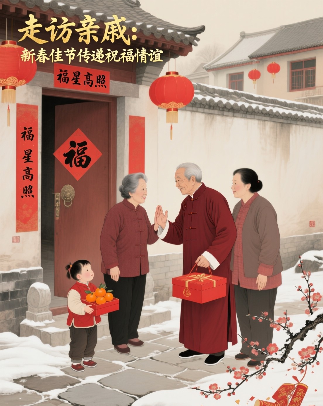 走访亲戚